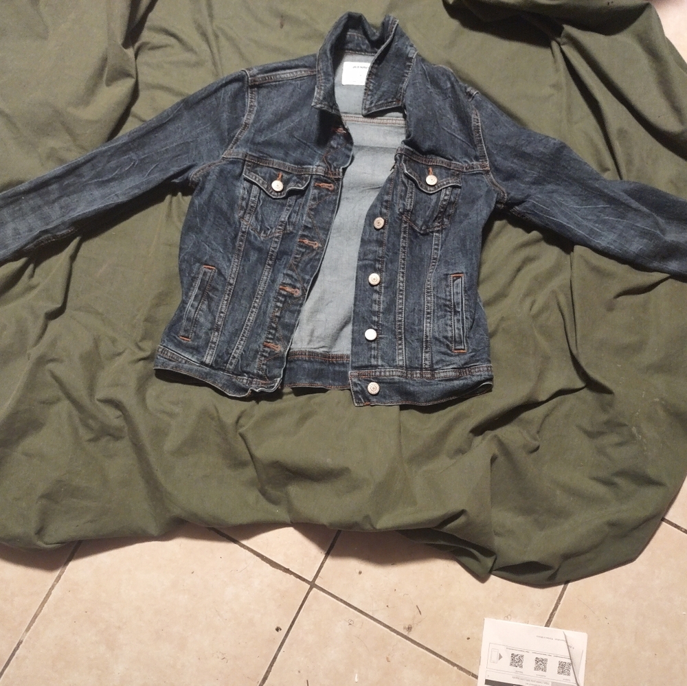 dark denim jean jacket